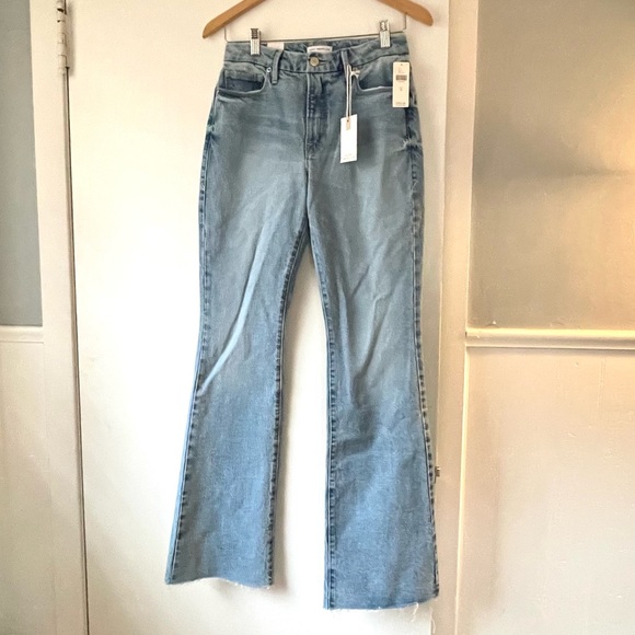 BNWT Good American good classic boot Jean color: indigo235 size 0 / 25 - Picture 2 of 16